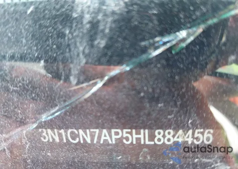 2017 Nissan Versa 1.6 Sv from USA, damaged, VIN 3N1CN7AP5HL884456